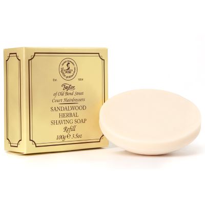 TAYLOR OF OLD BOND STREET Sandalwood Herbal Shaving Soap Refill 100 gr